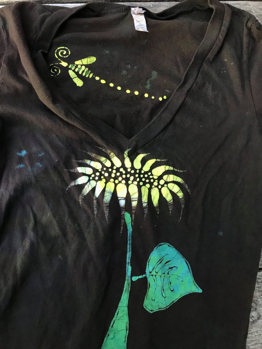 Hand Dyeing The Sunflower Batik Tshirts With A New Procion Dye Recipe