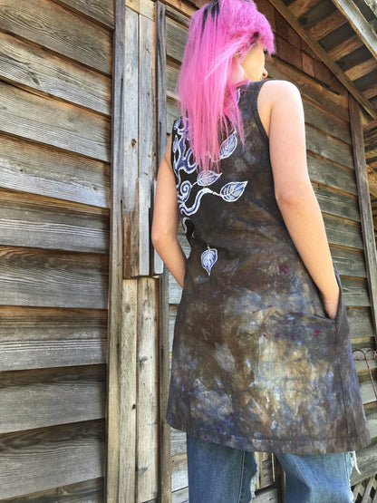 Summer Owl Dress in Clay Batik Dresses Batikwalla by Victoria 