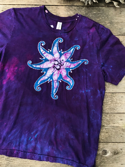 Starfish Knows How To Ice Skate - Batikwalla Tshirt - Size XL