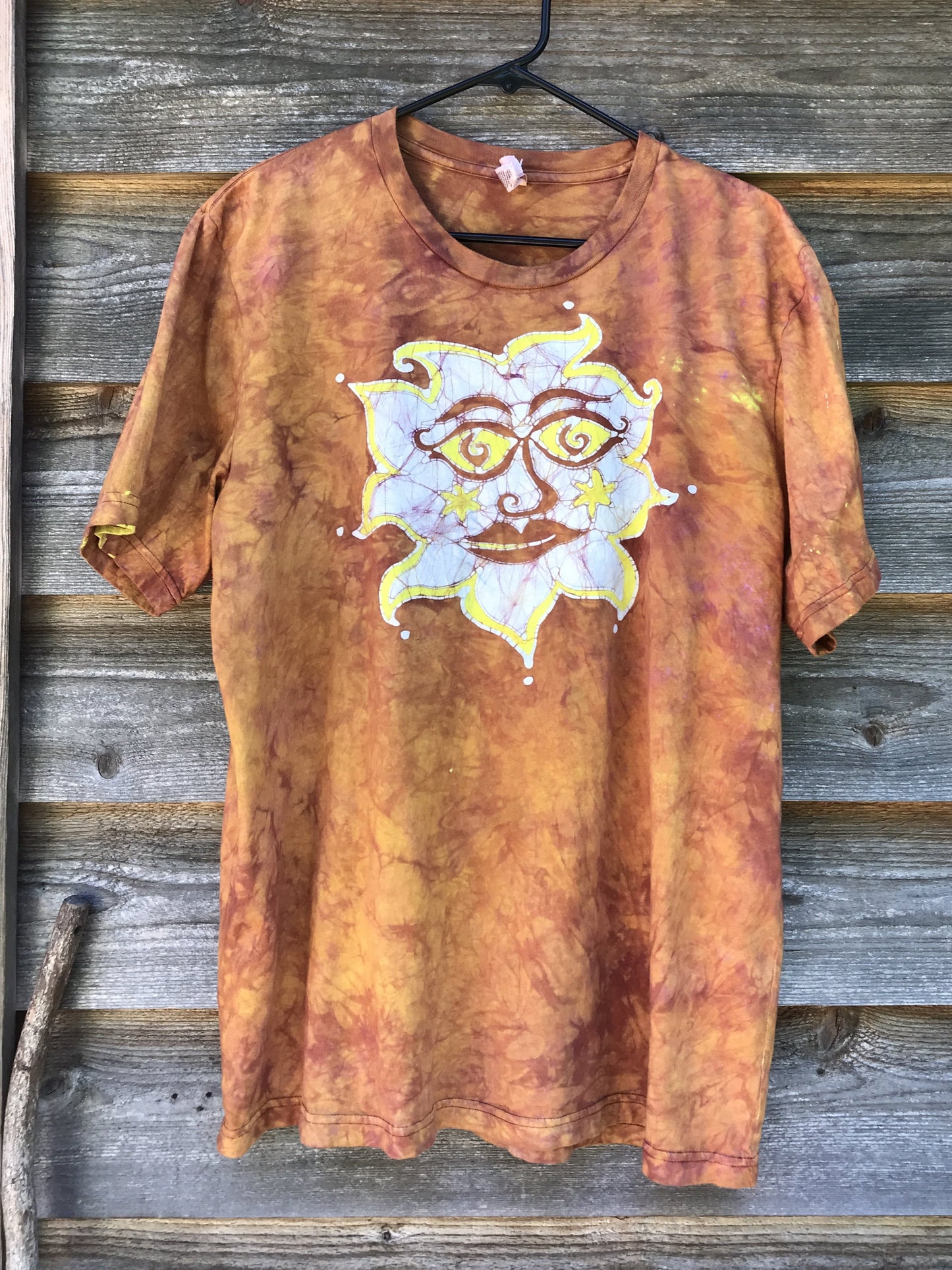 Sunshine Joy - Handmade Batik Tshirt - Size XL