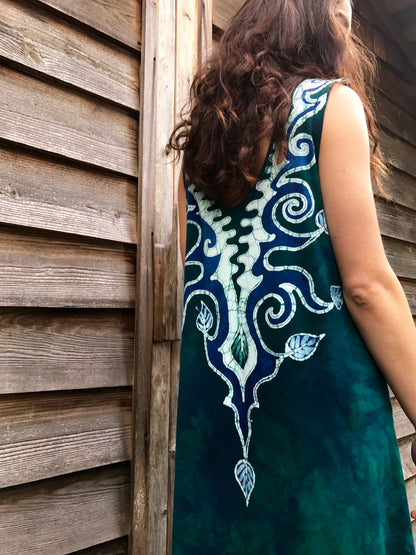 Hawaiian Batikwalla Dress in Organic Cotton - Size Large