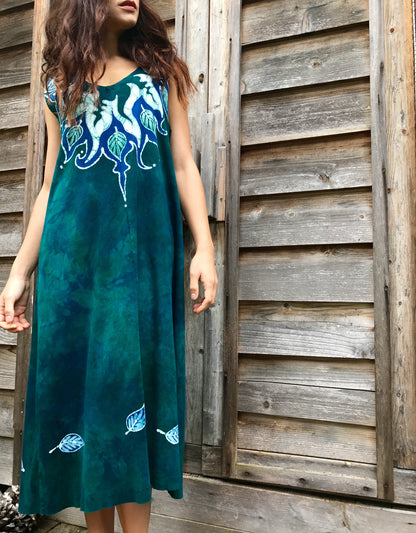 Hawaiian Batikwalla Dress in Organic Cotton - Size Large