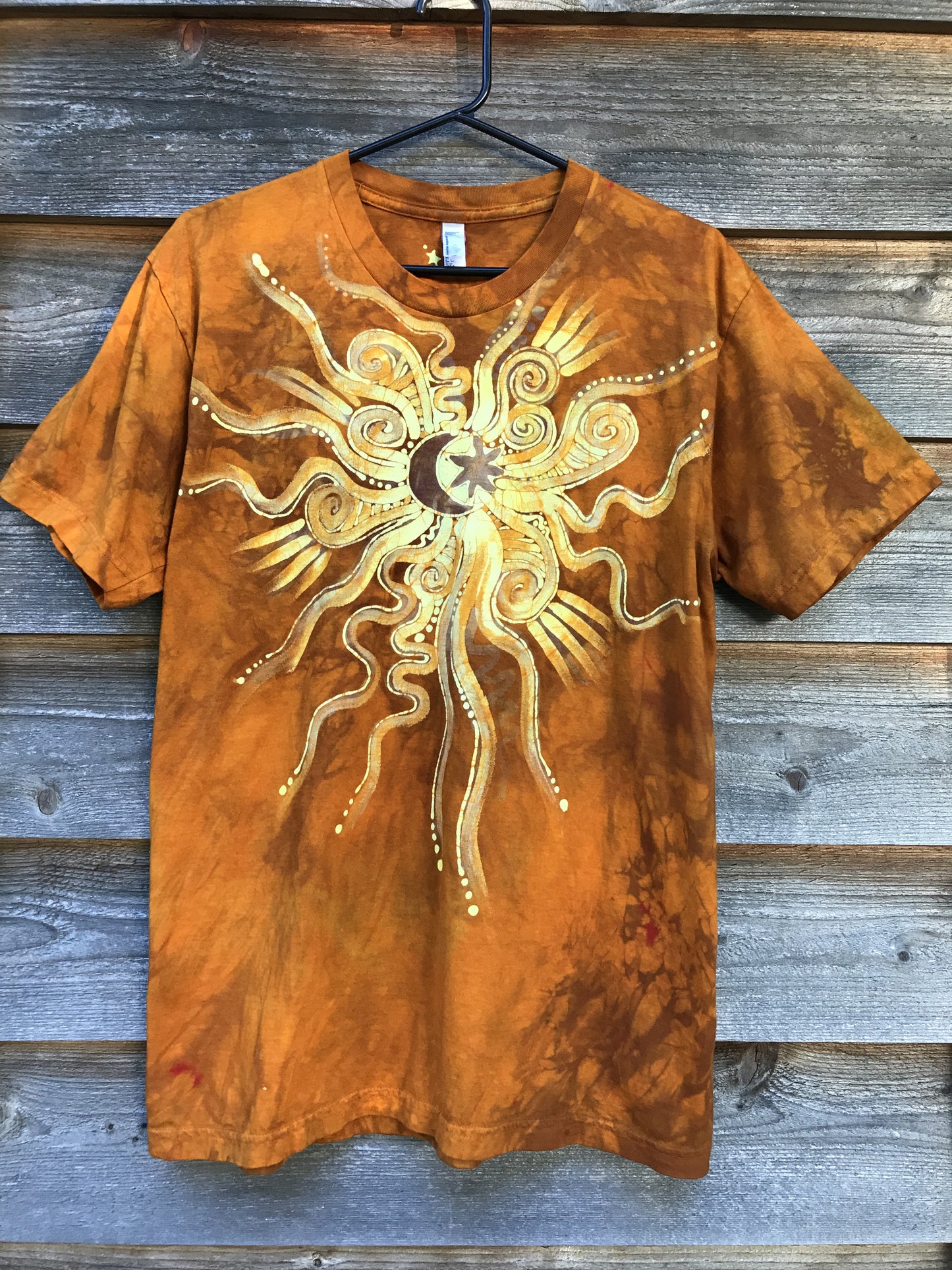 Sunshine Eclipse Handmade Batikwalla Tshirt - Size Large