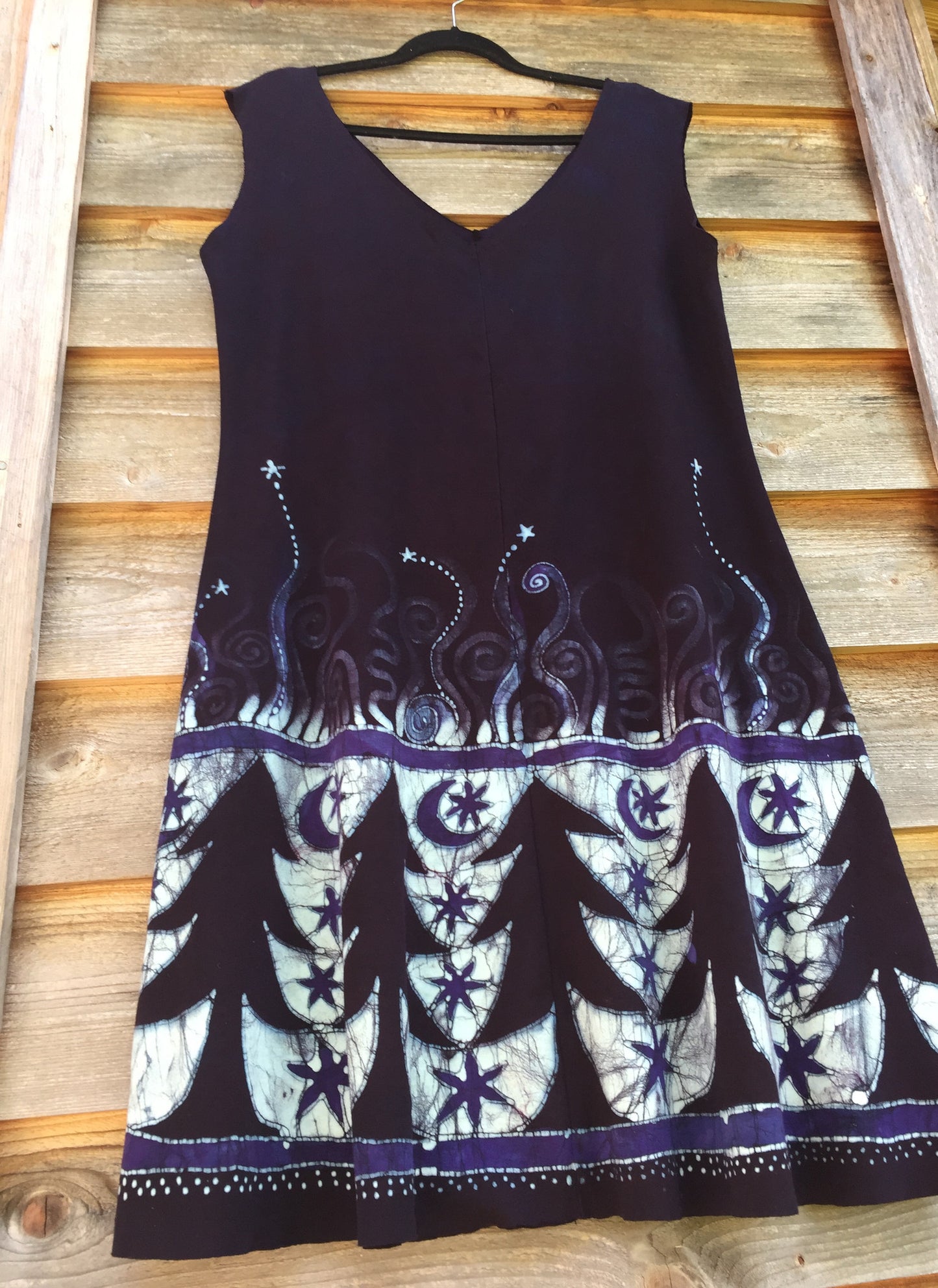 Cooling Forest Dream Organic Cotton Batik Dress - Batikwalla 
 - 6
