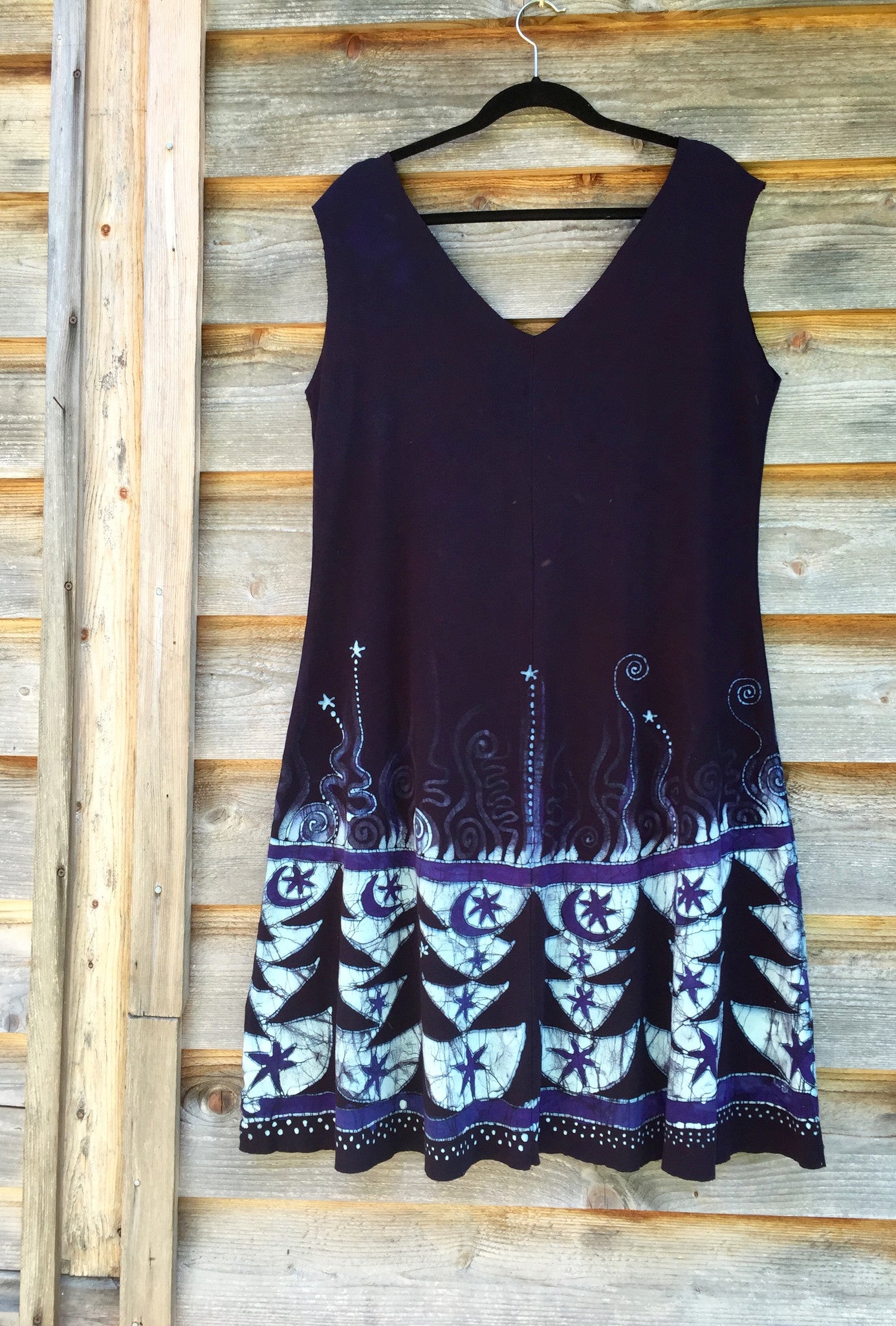 Cooling Forest Dream Organic Cotton Batik Dress - Batikwalla 
 - 7