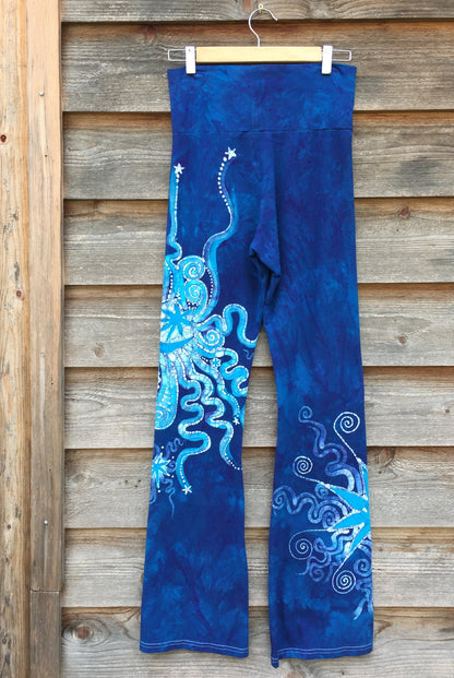 Blue Belles Batik Yoga Pants - Batikwalla 
 - 3