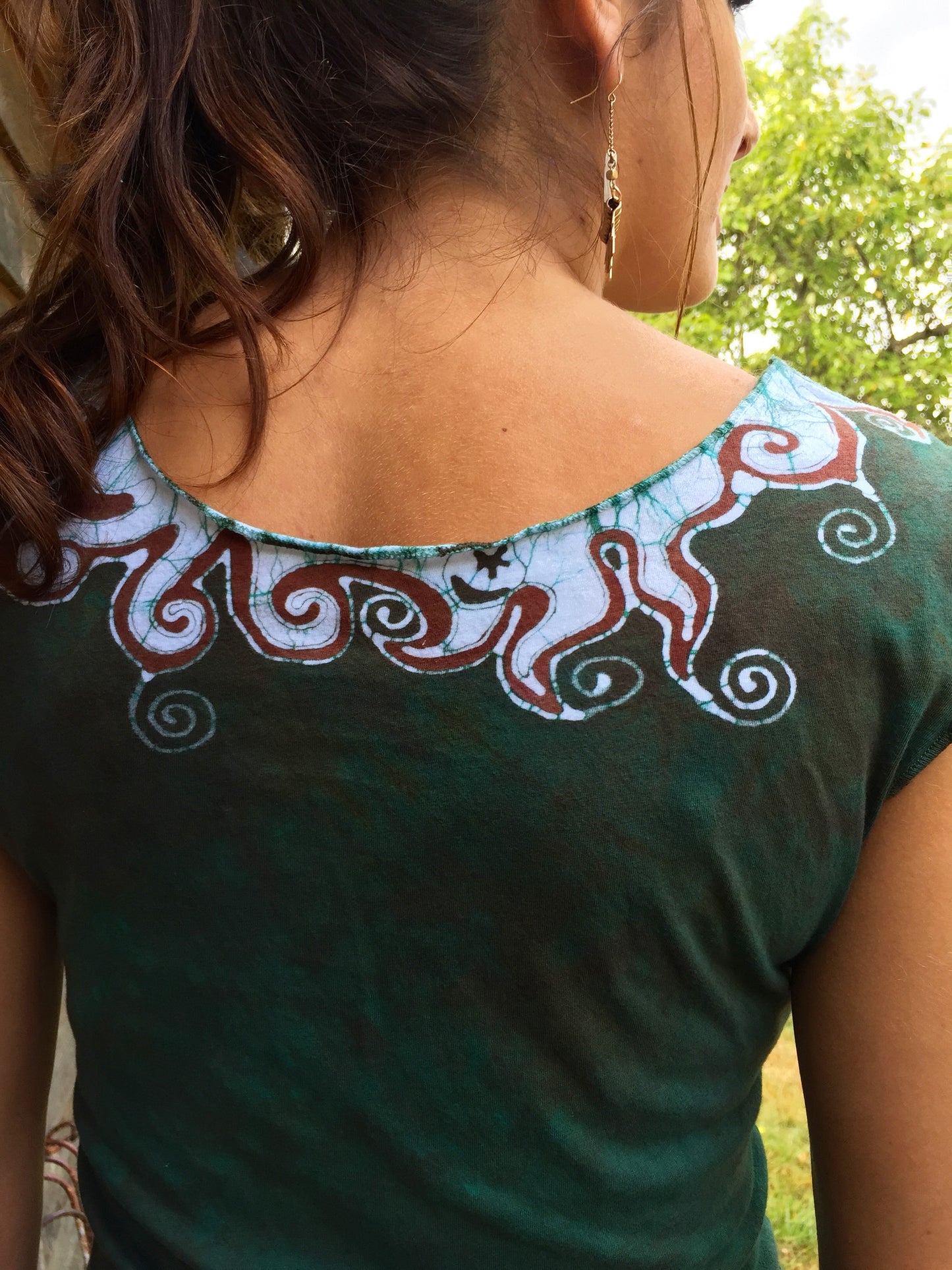Batik Necklace Top in The Earth Is Magic - Batikwalla 
 - 4