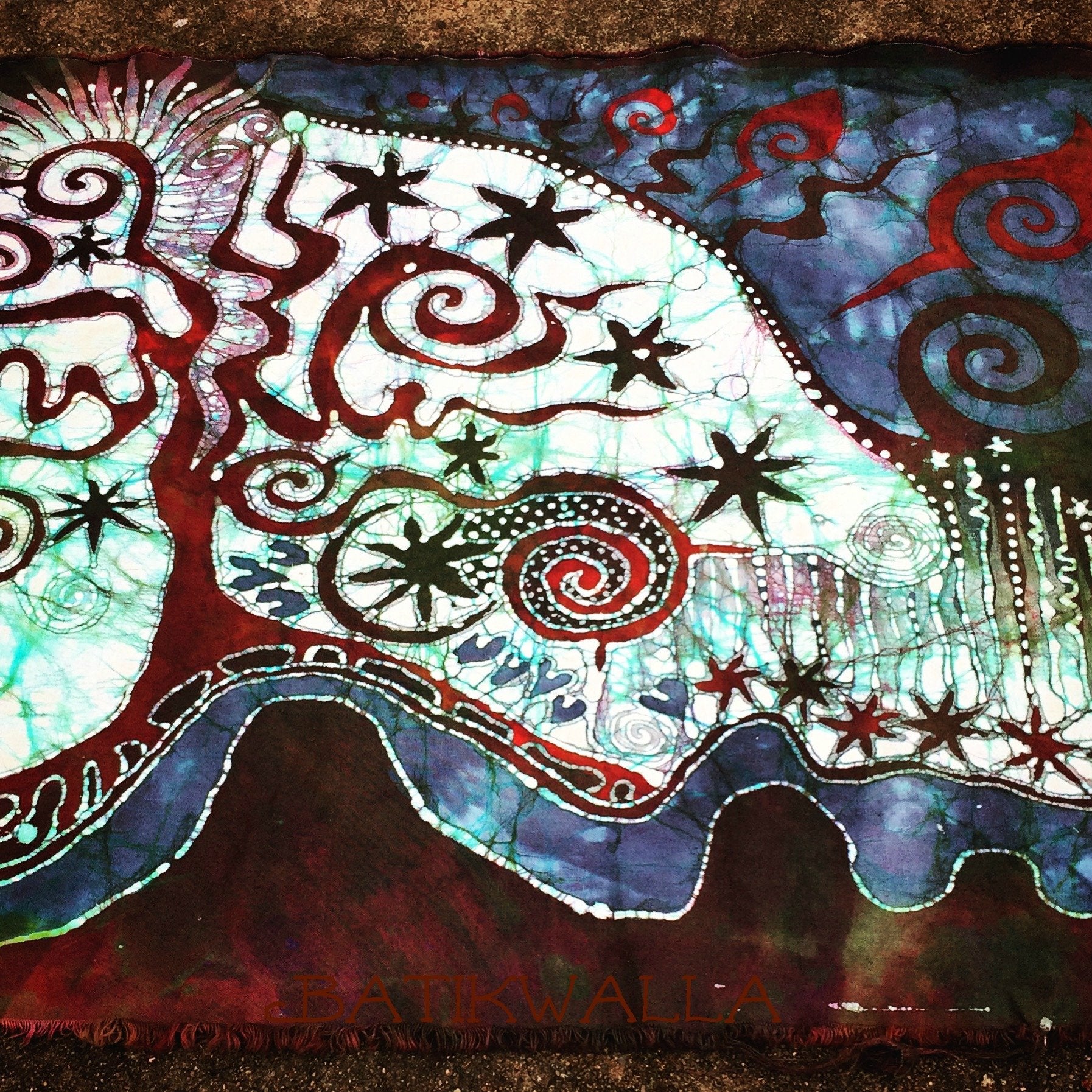Brave The Storm Batik Canvas Art Print Creative Ideas batikwalla 