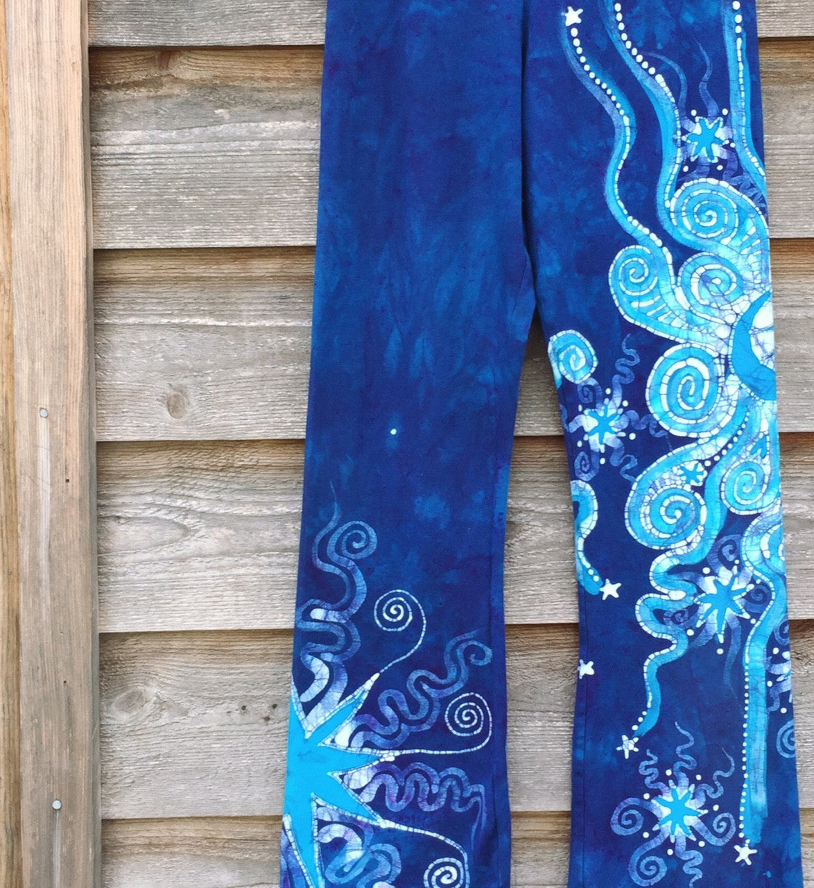 Blue Belles Batik Yoga Pants - Batikwalla 
 - 1