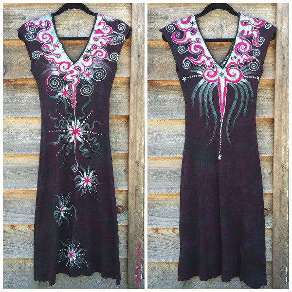 Peppermint Bliss Organic Cotton Batik Dress - Batikwalla 
 - 7