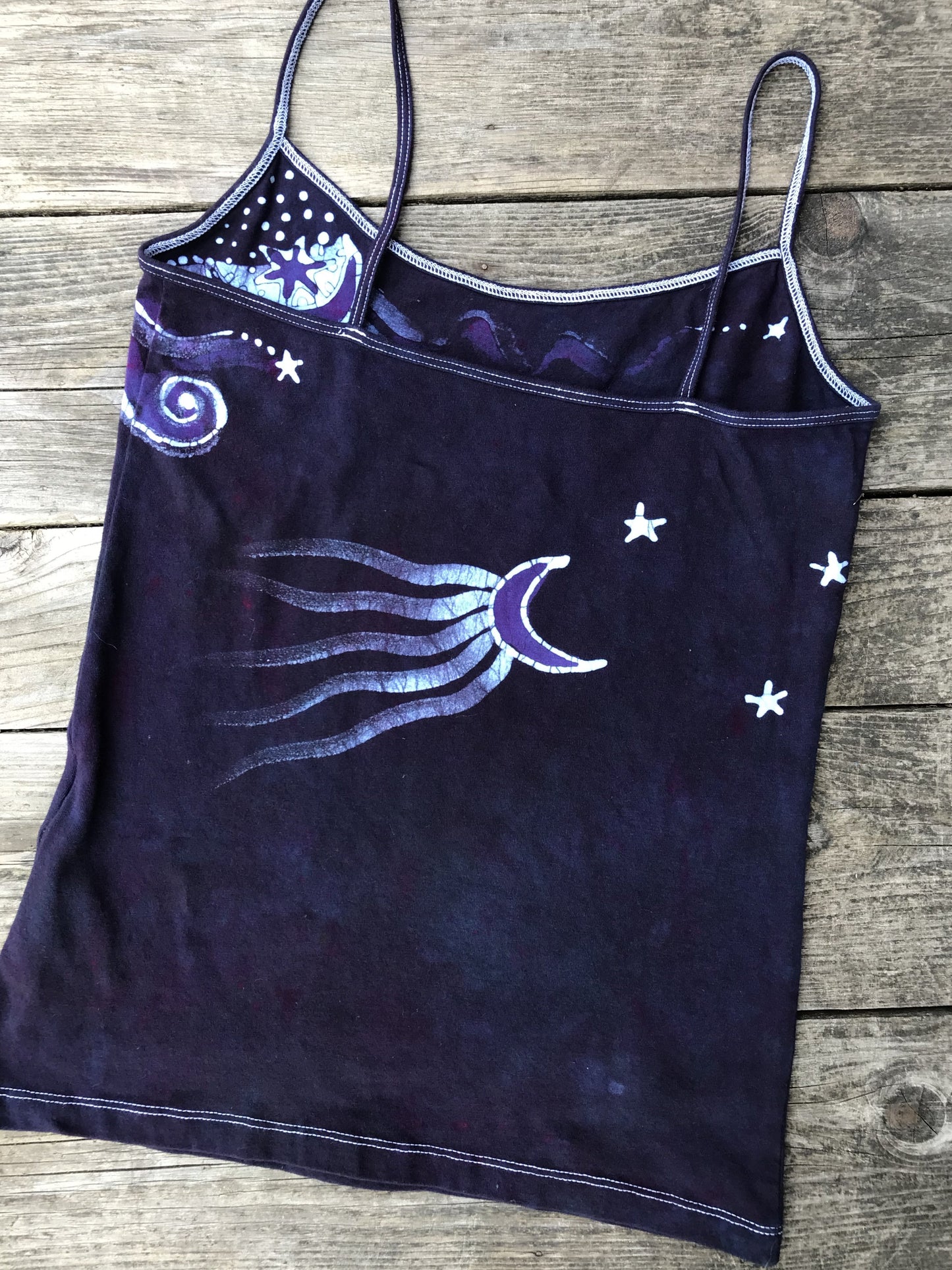 Moonlight Magic Batik Yoga Camisole Tops batikwalla 