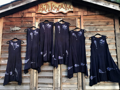 Stargazer Serene In Midnight Blue Batik Summer Dress Batik Dresses Batikwalla 