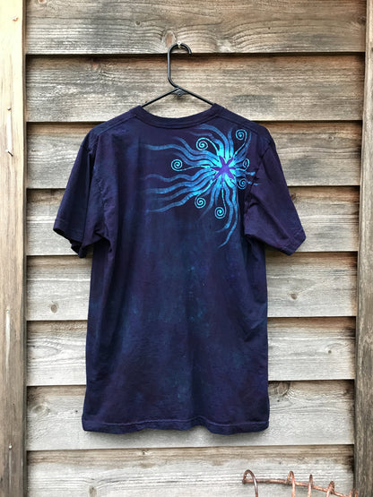 Pura Vida Moonlight Handmade Batik Tshirt - Size Large