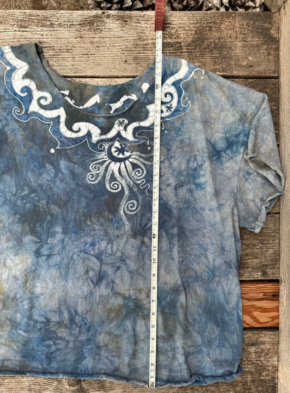 High Prairie Necklace Tee - Size 2X Shirts & Tops Batikwalla by Victoria 