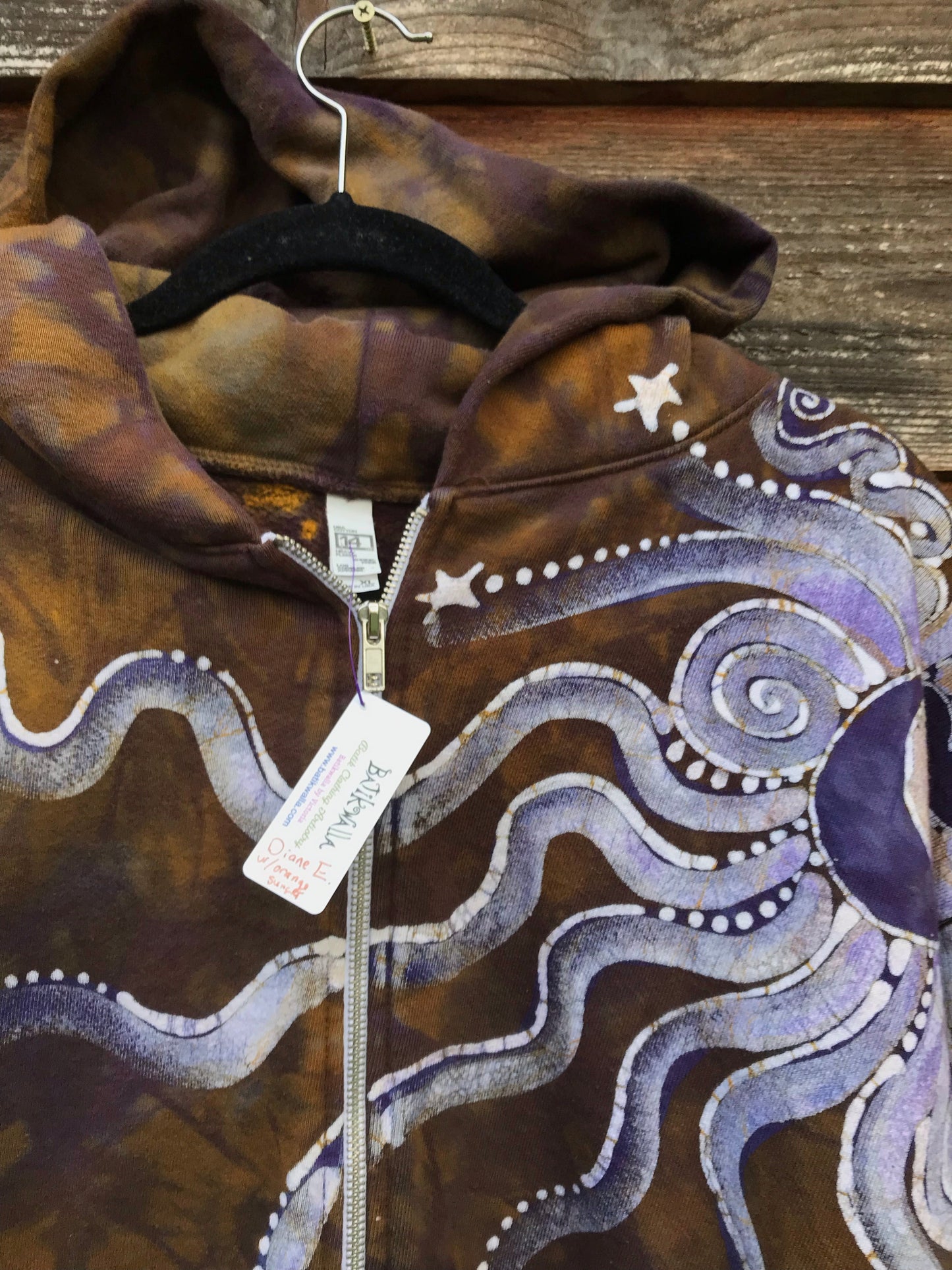 Made for Diane E. Membership Exclusive - Handcrafted Batik Zipper Hoodie Combo hoodie batikwalla 