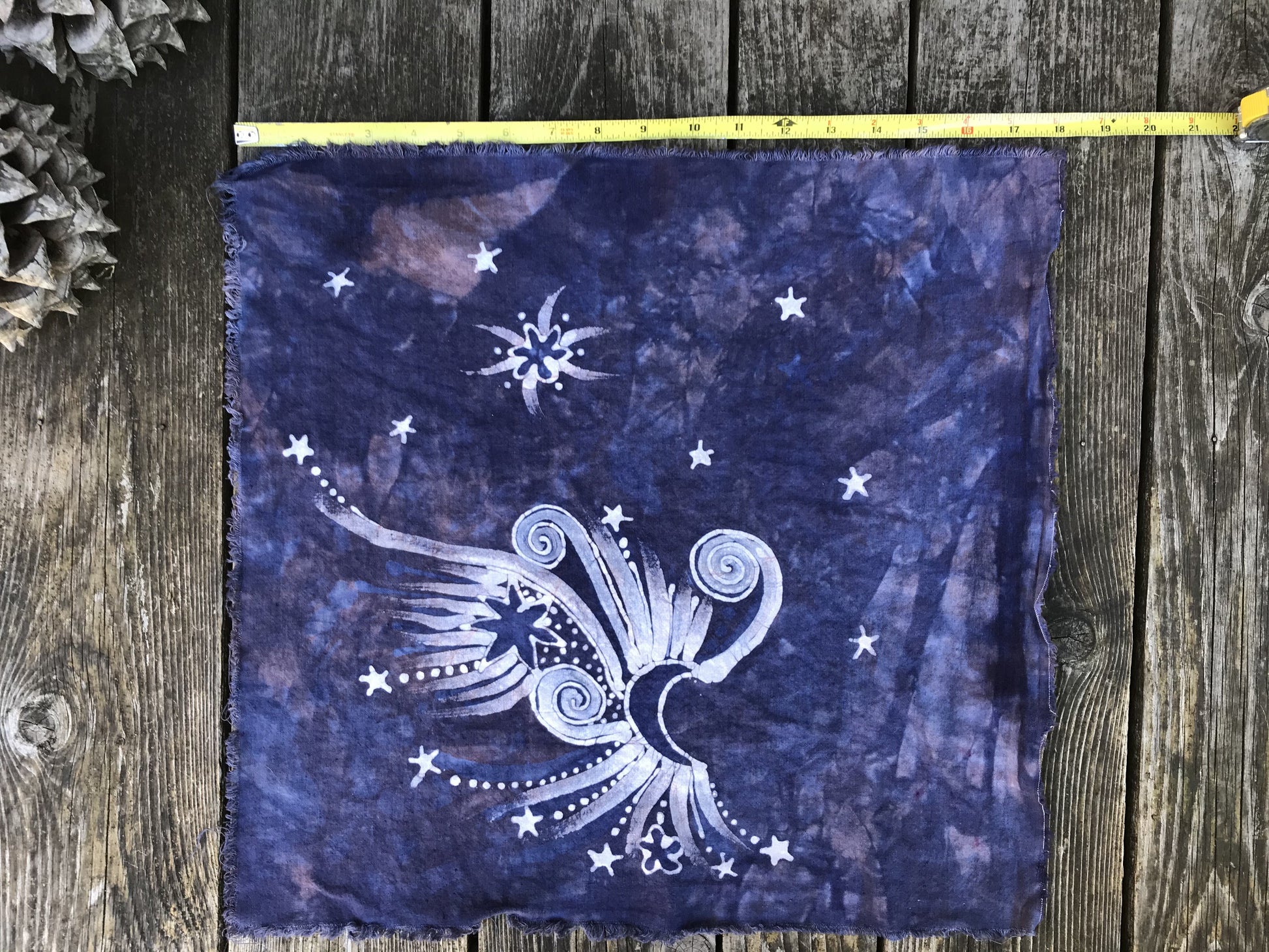 Mystic Moon Star Batik Bandana scarf batikwalla 