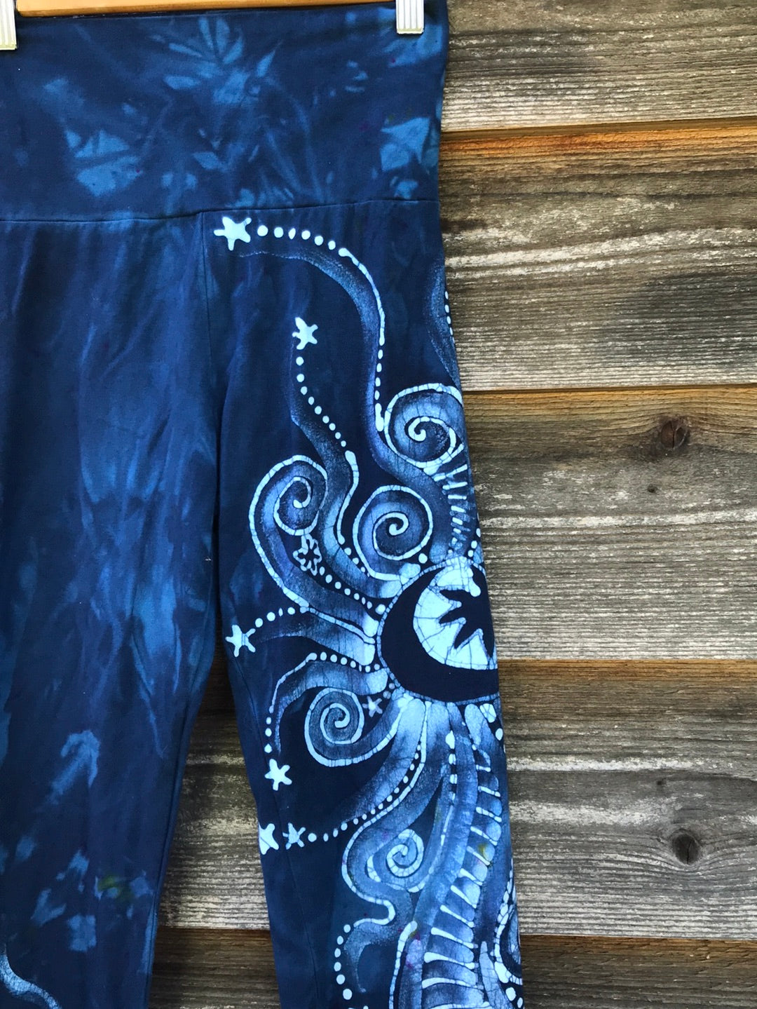 Sale - Blue Steel Moon Handmade Batikwalla Stretchy Movement Pants - Size XS batikwalla 