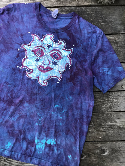 Brighten Up The Blues With The Sun - Handmade Batik Tshirt