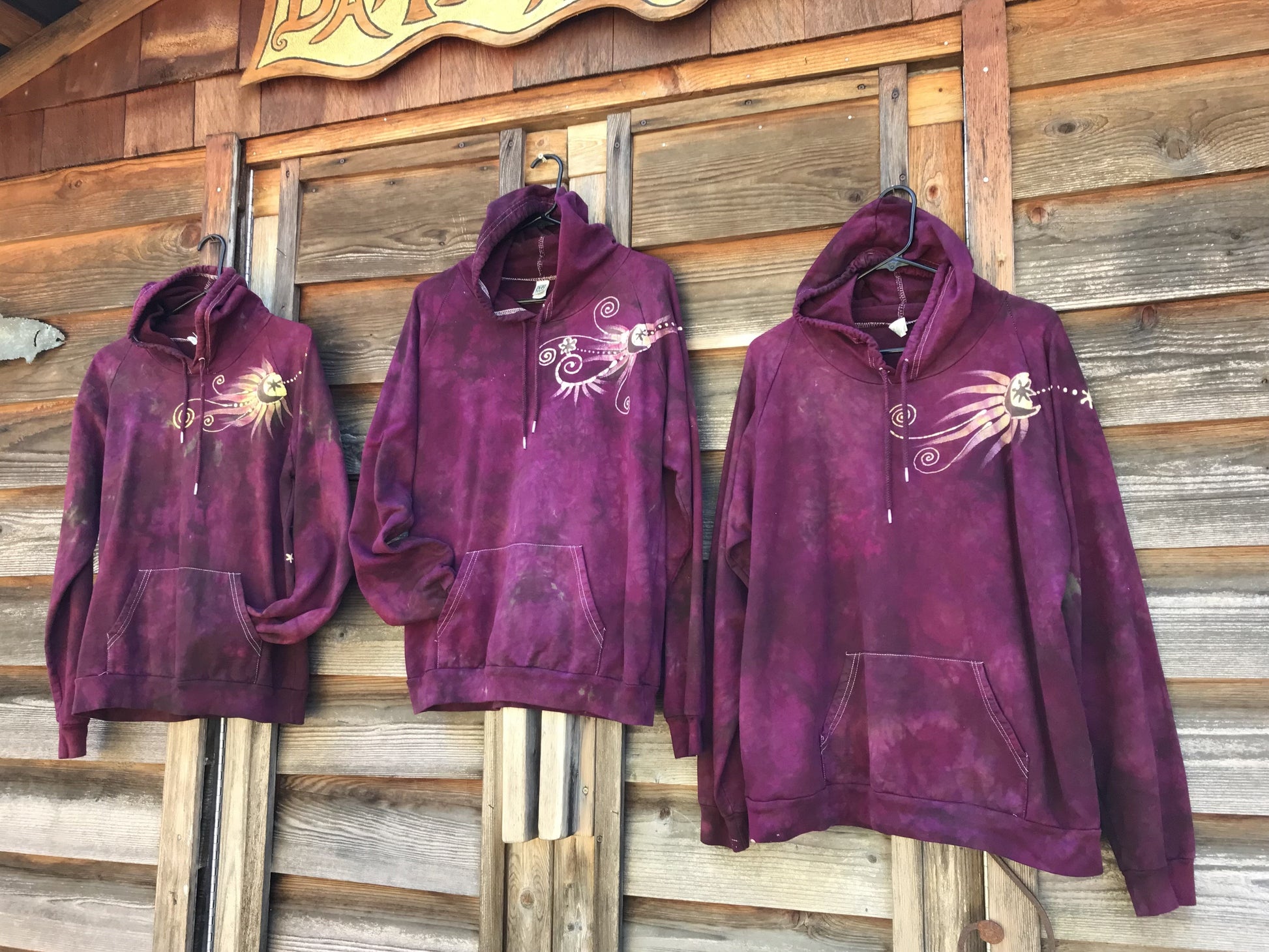 Fire On The Mountain Tree Of Life Pullover Batik Hoodie - Organic Cotton hoodie batikwalla 