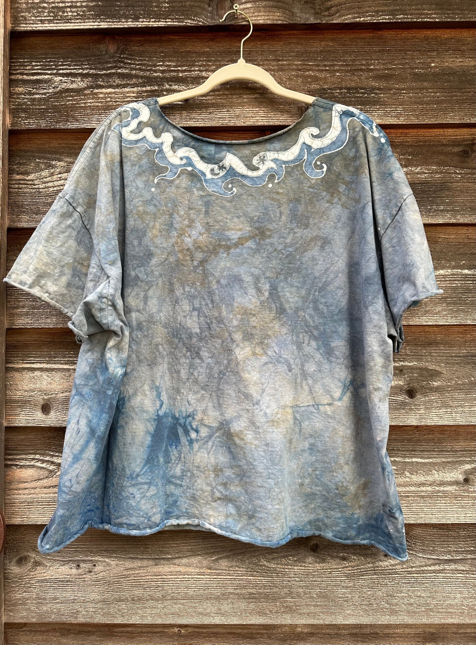 High Prairie Necklace Tee - Size 2X Shirts & Tops Batikwalla by Victoria 